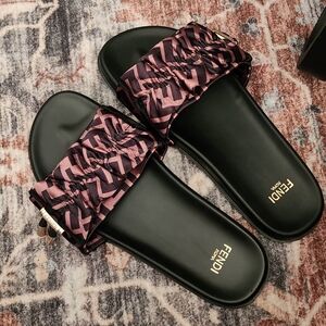 Fendi  Patterned Sandals